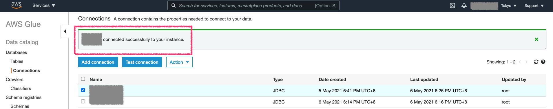 AWS Glue VPC Endpoint