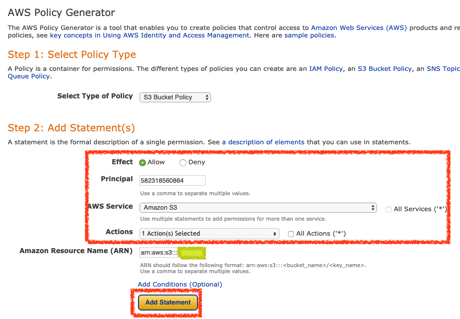 aws policy generator