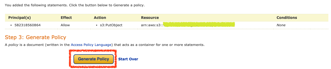 aws policy generator